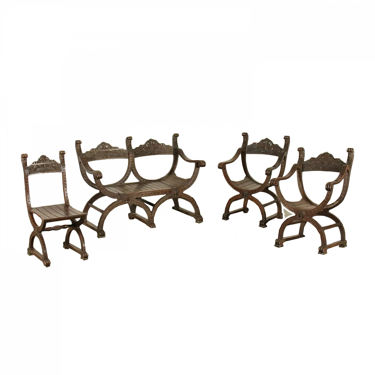 Salottino in stile neorinascimento, inizio '900 1