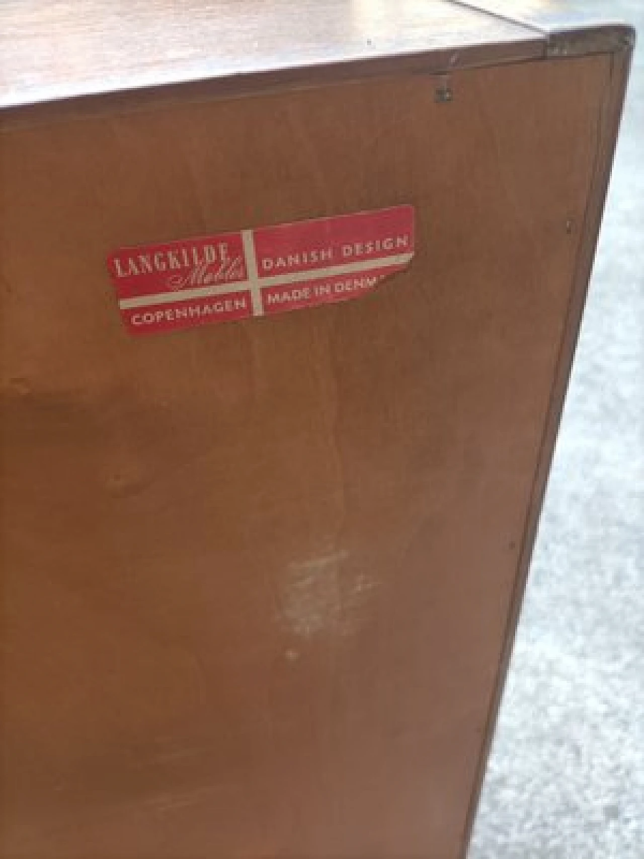 Teak chest of drawers by Svend Langkilde for Langkilde, 1960s 6