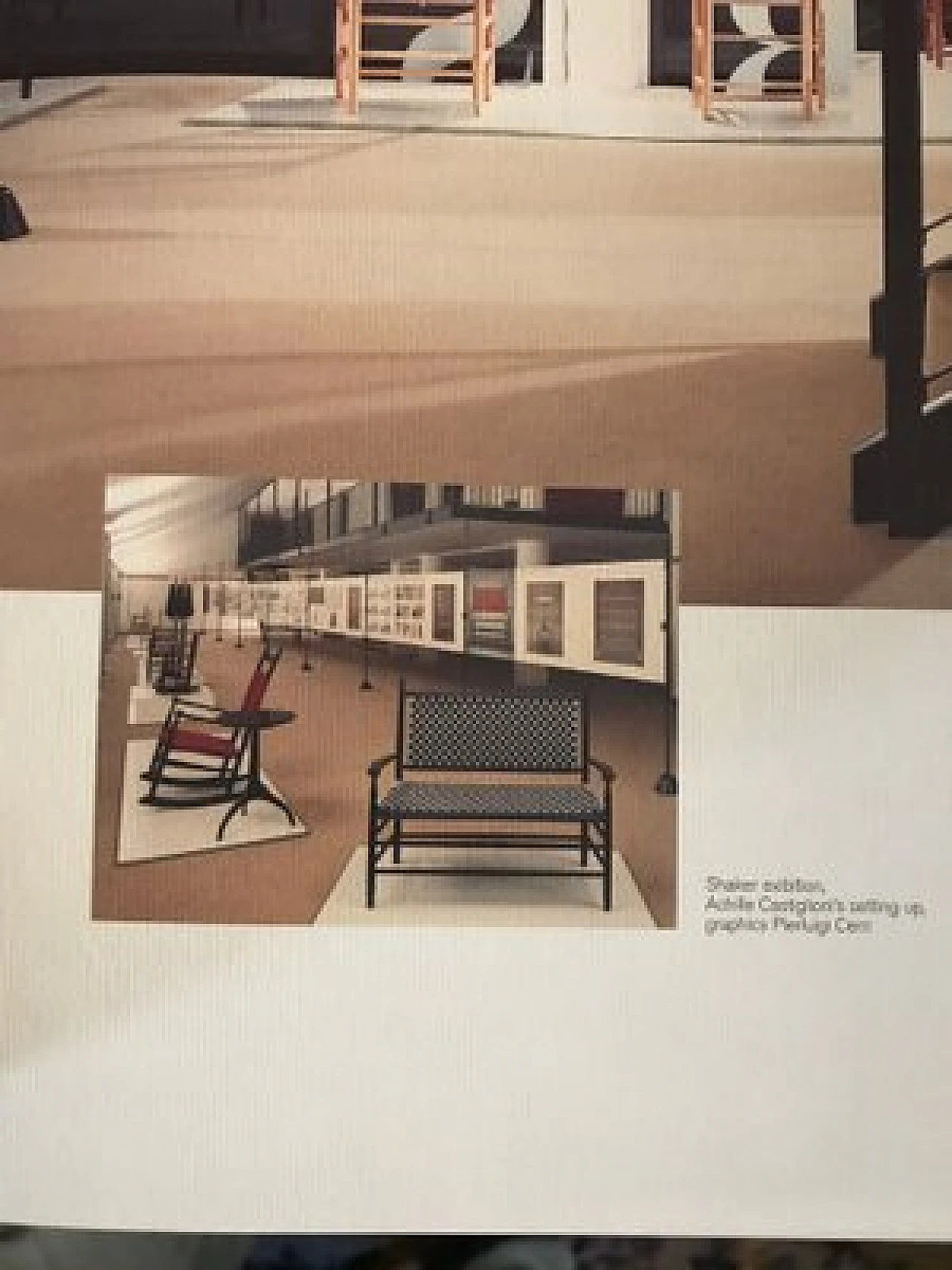 Shakers rocking chair in black & white wood by ICF De Padova, 1980s 8