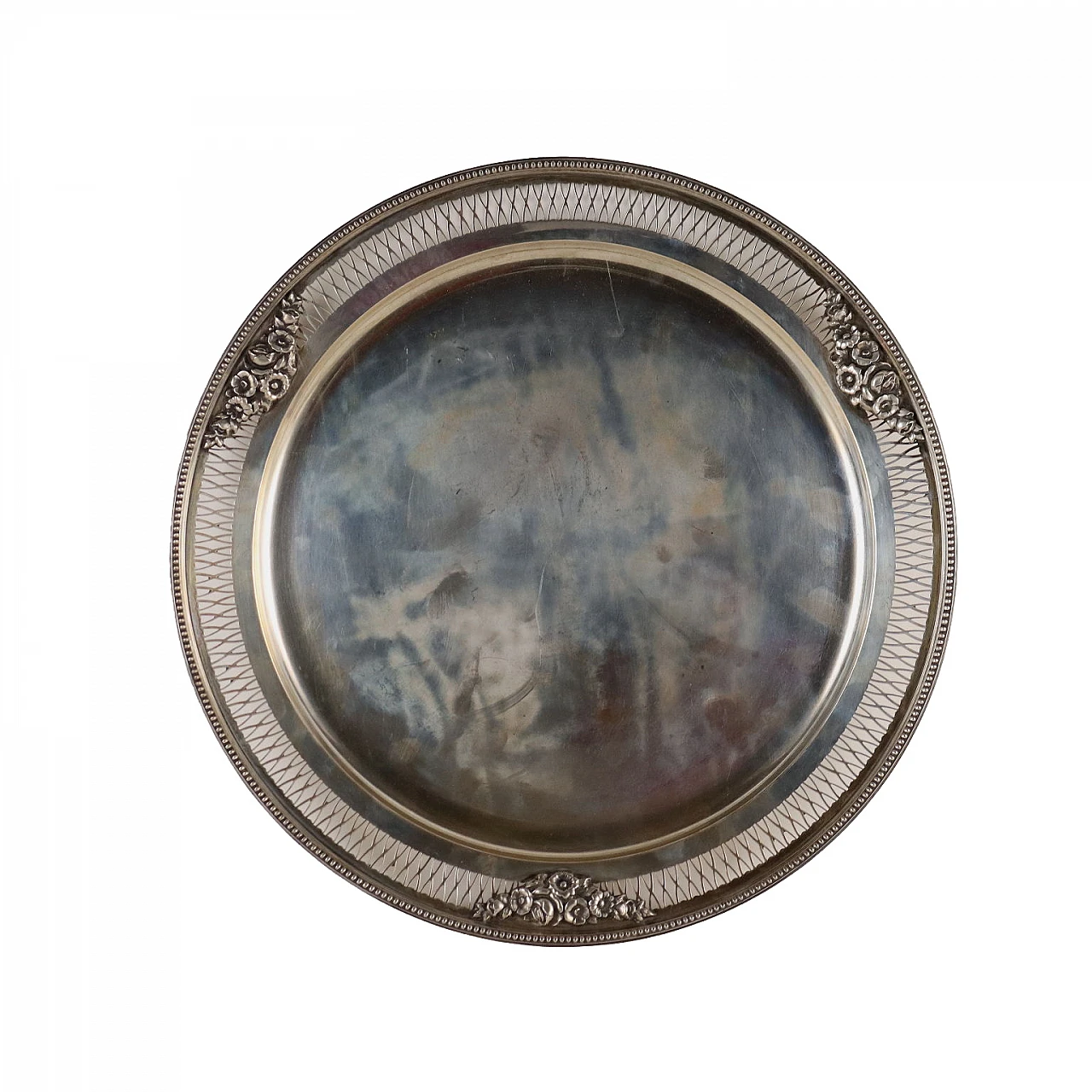 Art Nouveau silver tray, early 20th century 1