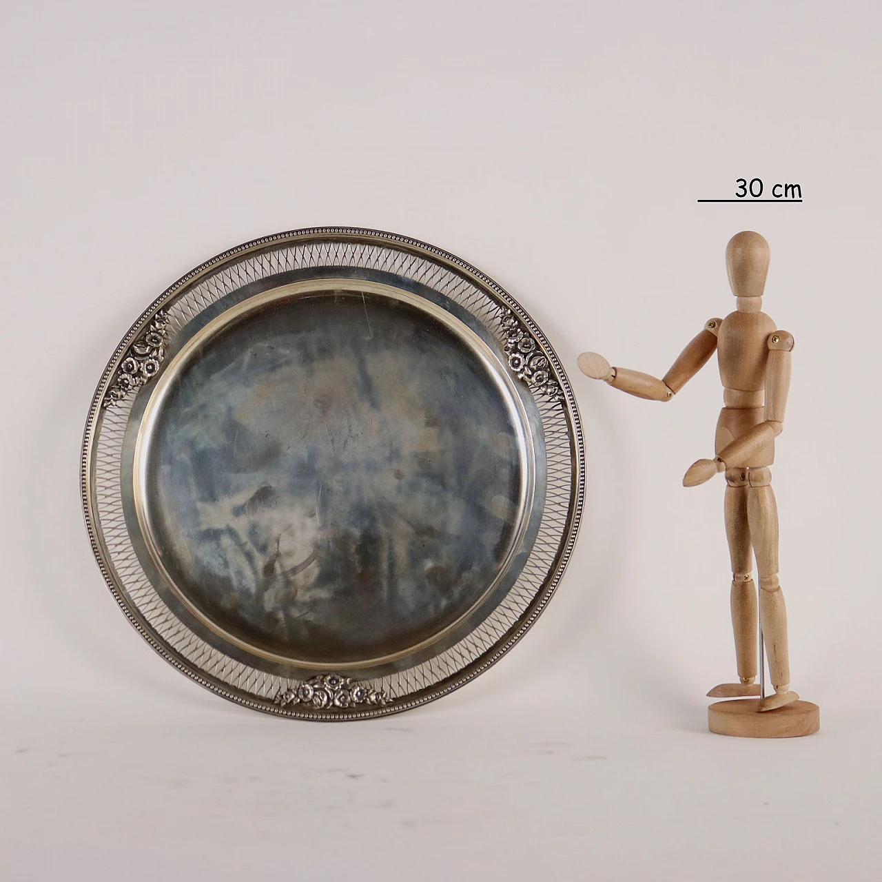 Art Nouveau silver tray, early 20th century 2