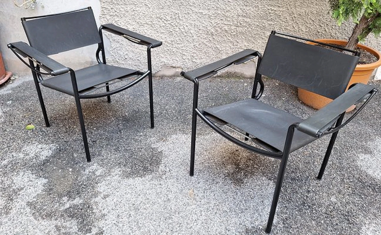 Pair of armchairs by Giandomenico Belotti for Alias, 1980s 3