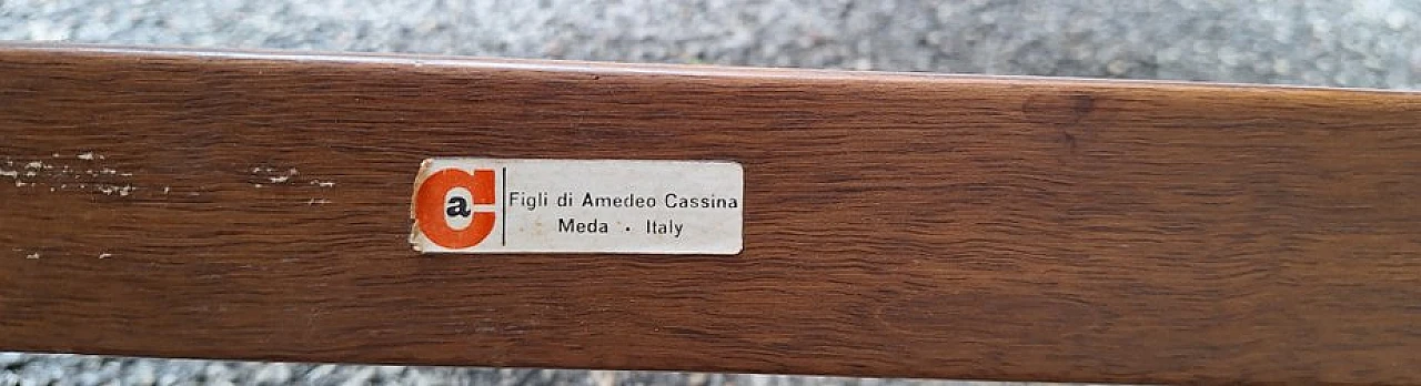 Pair of armchairs by Gianfranco Frattini for Cassina, 1960s 4