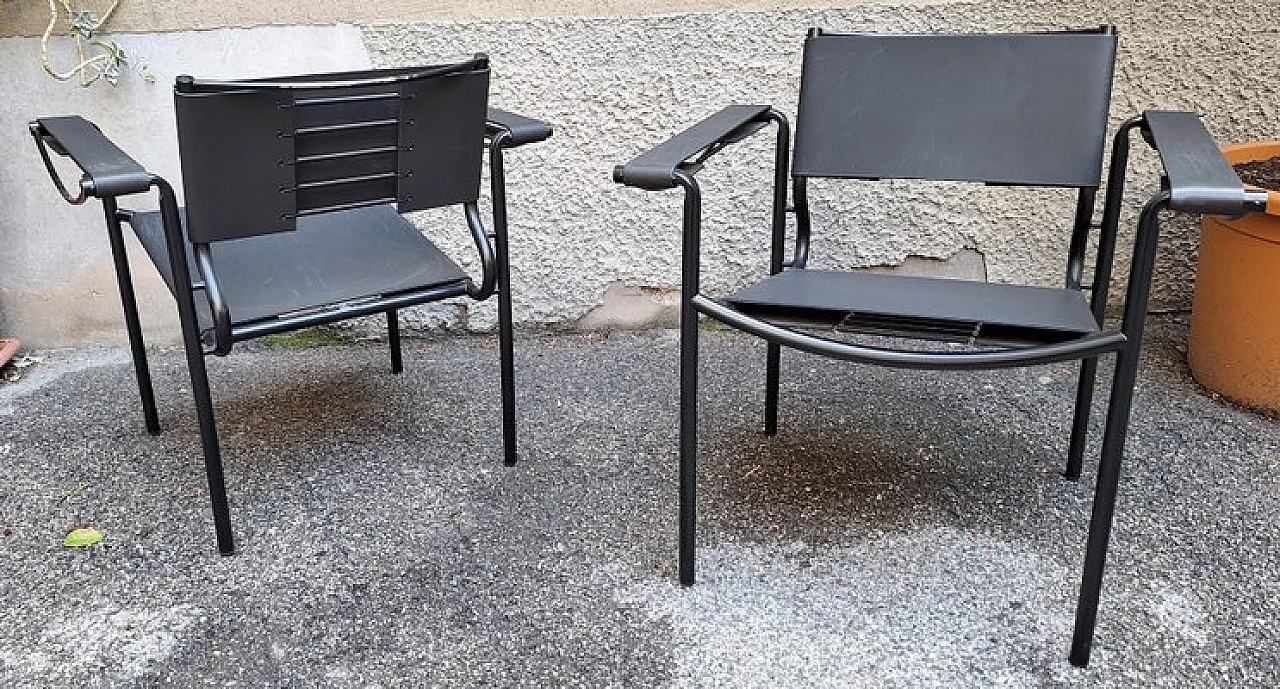 Pair of armchairs by Giandomenico Belotti for Alias, 1980s 4