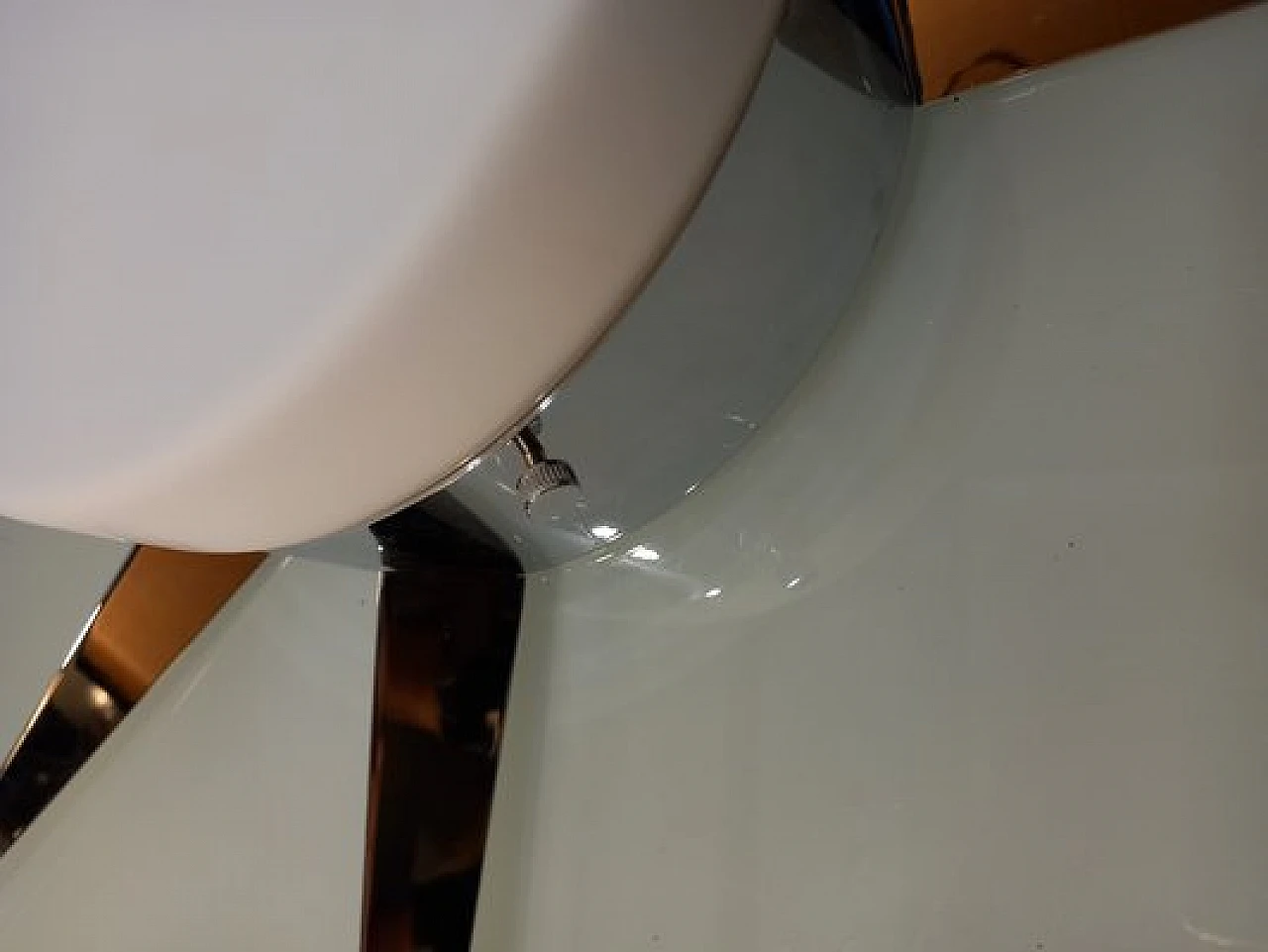 Comet wall light in chromed metal in the style of Gio Ponti, 2000s 5