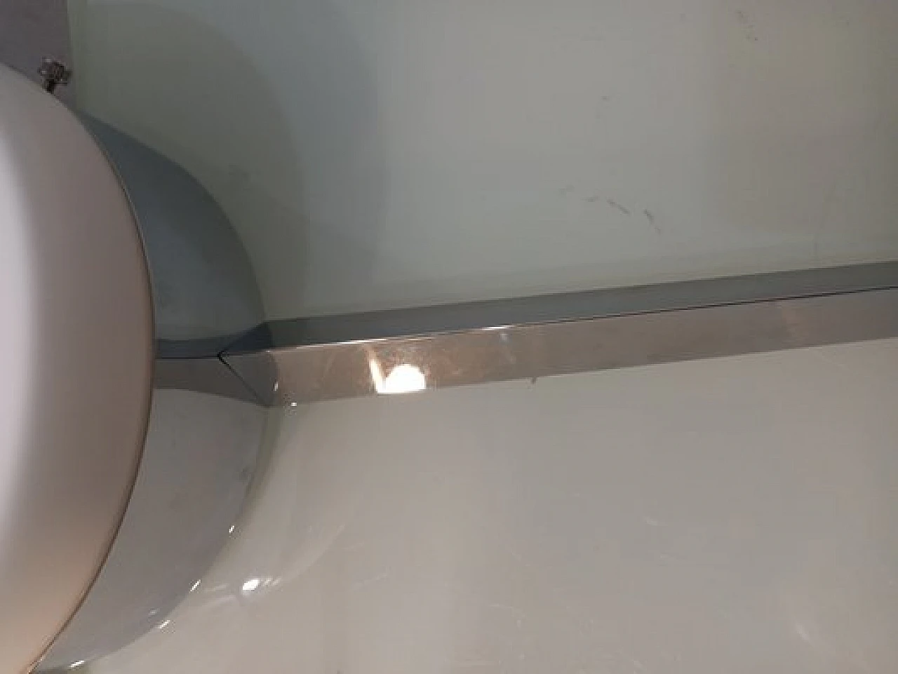 Comet wall light in chromed metal in the style of Gio Ponti, 2000s 12