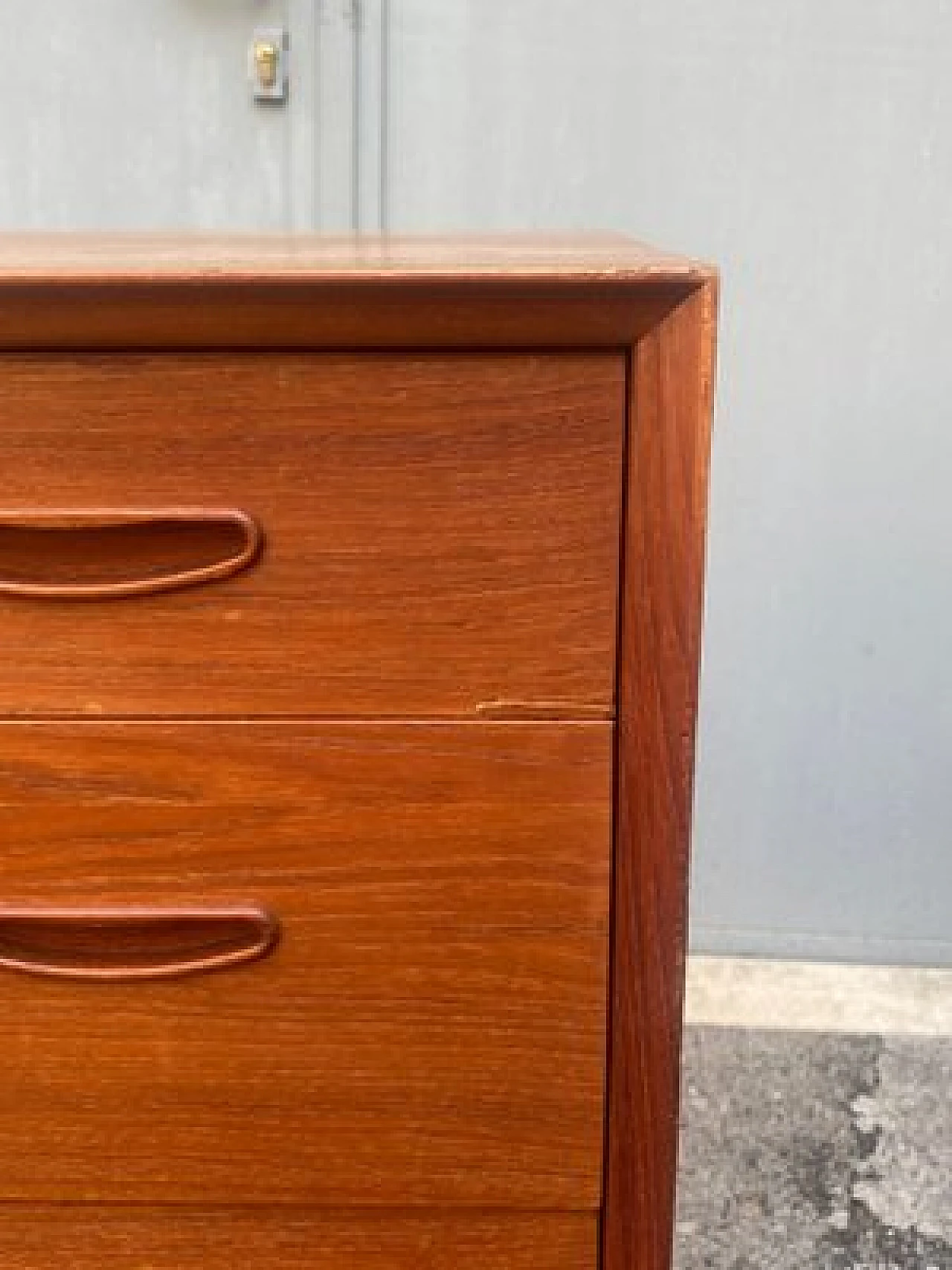Dresser in teak with 4 drawers by Arne Vodder for Vamø, 1960s 4
