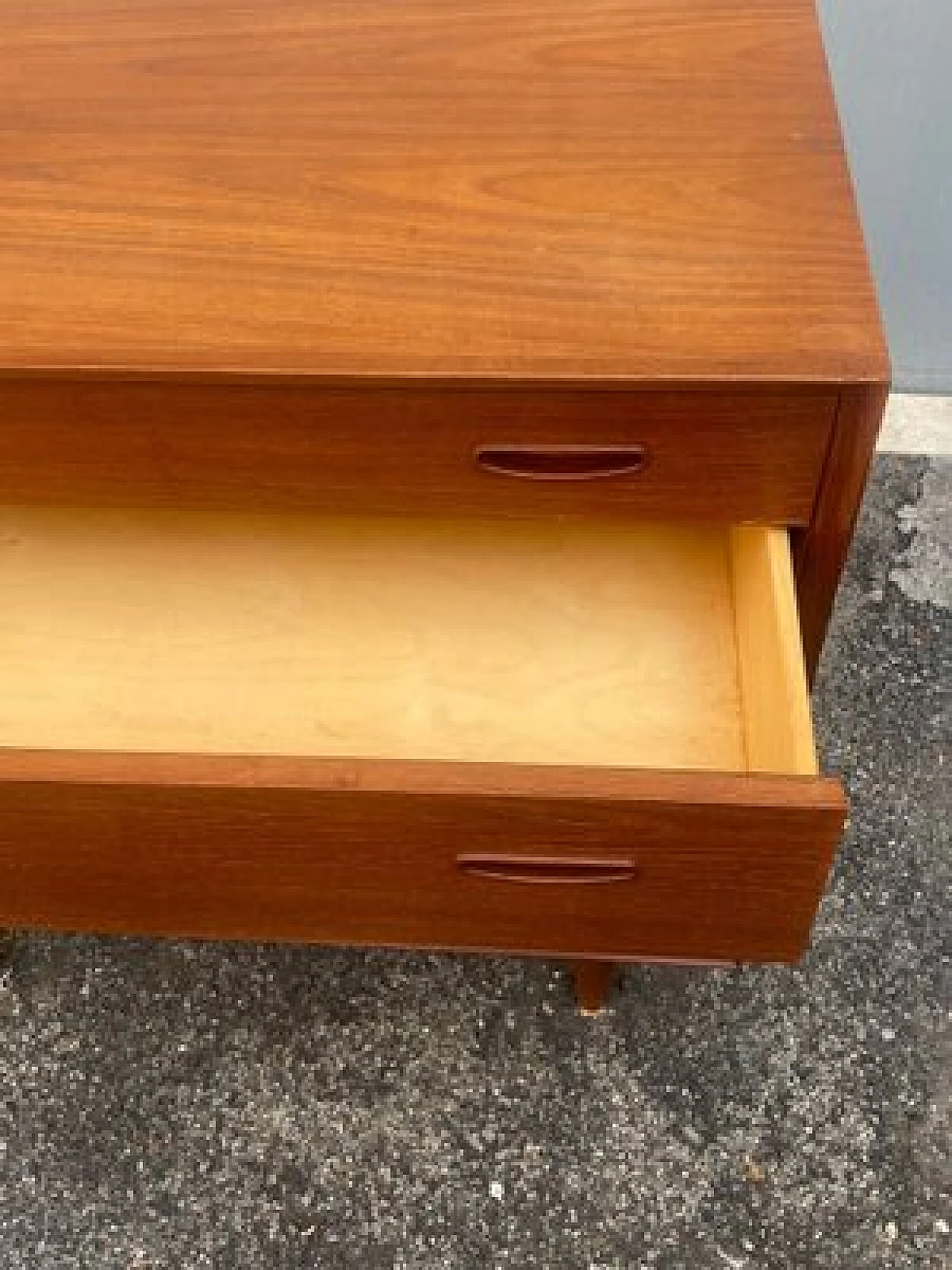 Dresser in teak with 4 drawers by Arne Vodder for Vamø, 1960s 8