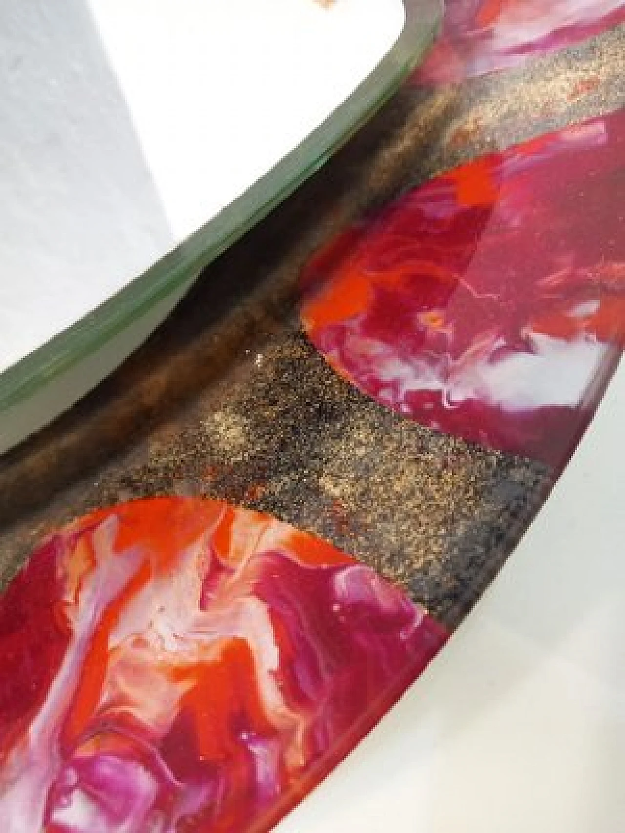 Specchio retroilluminato e dipinto di Sant'ambrogio De Berti, anni '50 3