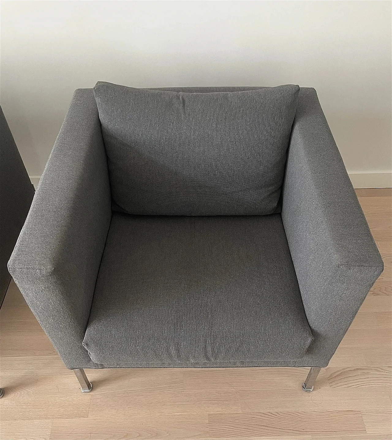 Pair of Box armchairs by Piero Lissoni for Living Divani 4