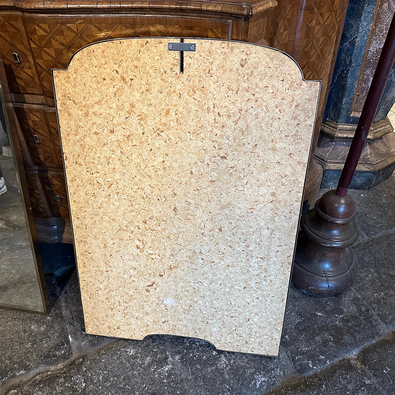 Pair of brass mirrors in the style of Gio Ponti, 1950s 8