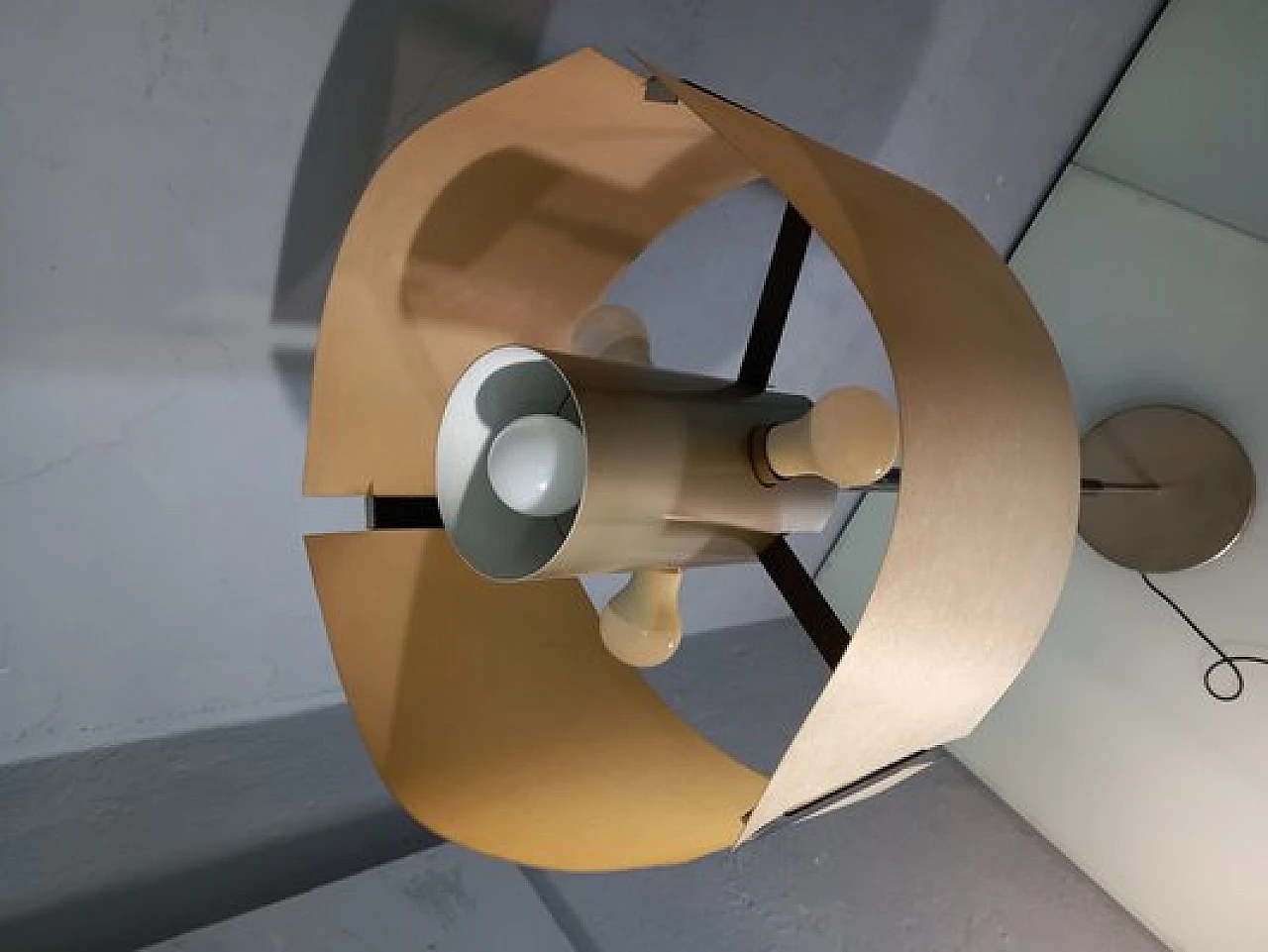 397 Floor lamp in fiberglass by Angelo Ostuni for Oluce, 1960s 11