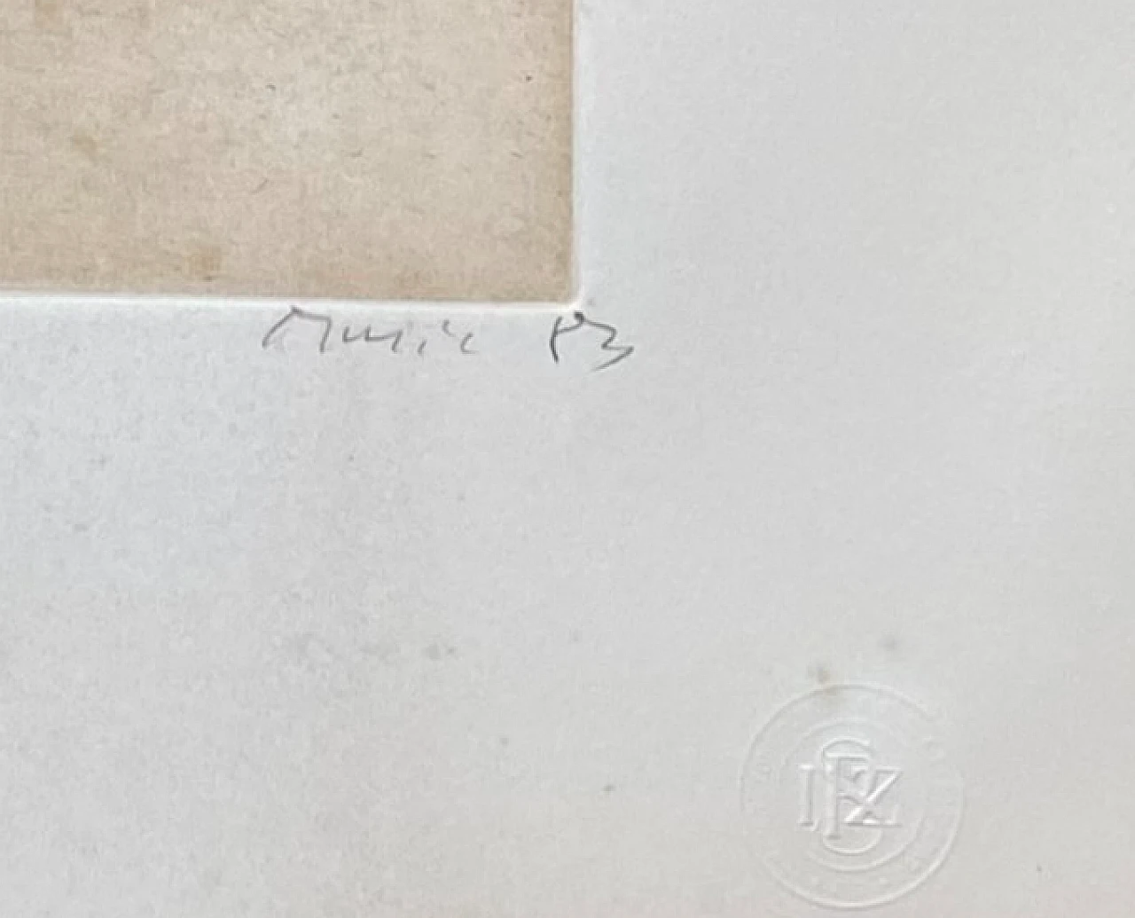 Anton Zoran Mušič, Marghera, acquaforte, 1983 2