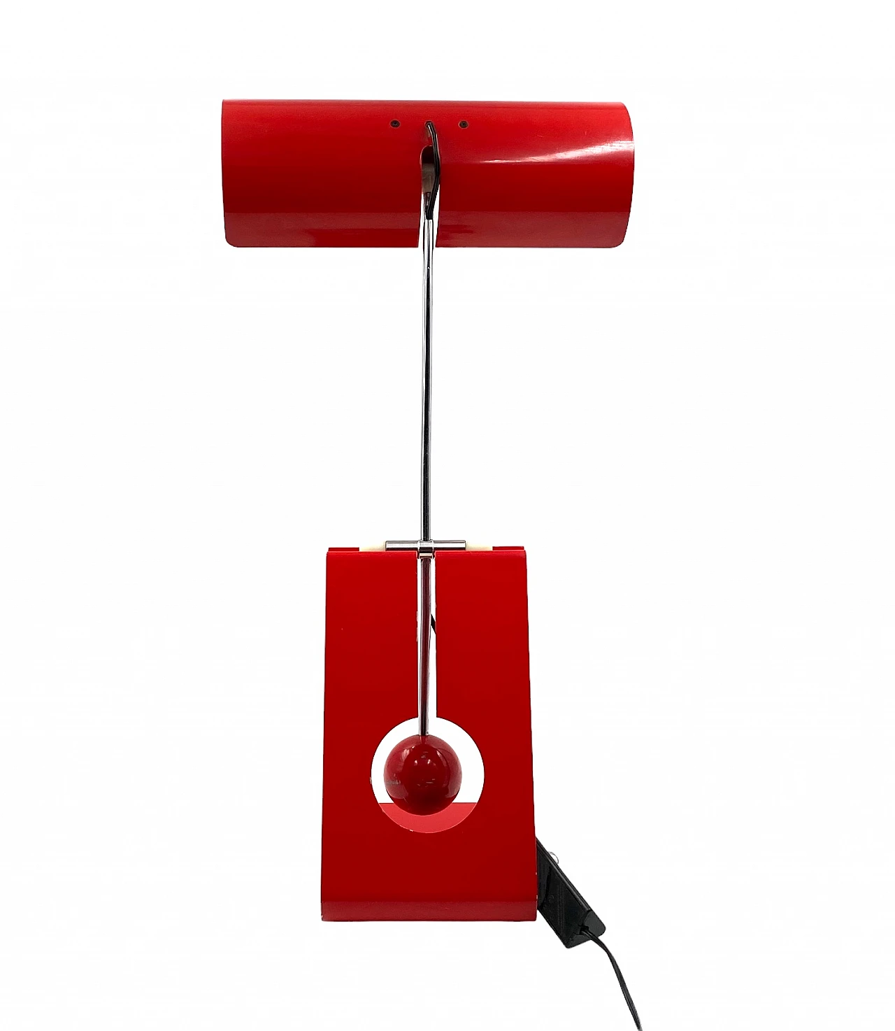 Red Picchio table lamp by Mauro Martini, 1970s 18
