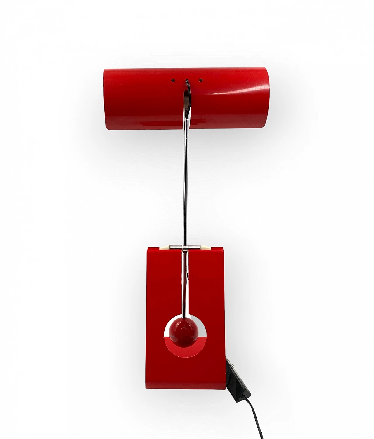 Red Picchio table lamp by Mauro Martini, 1970s 19