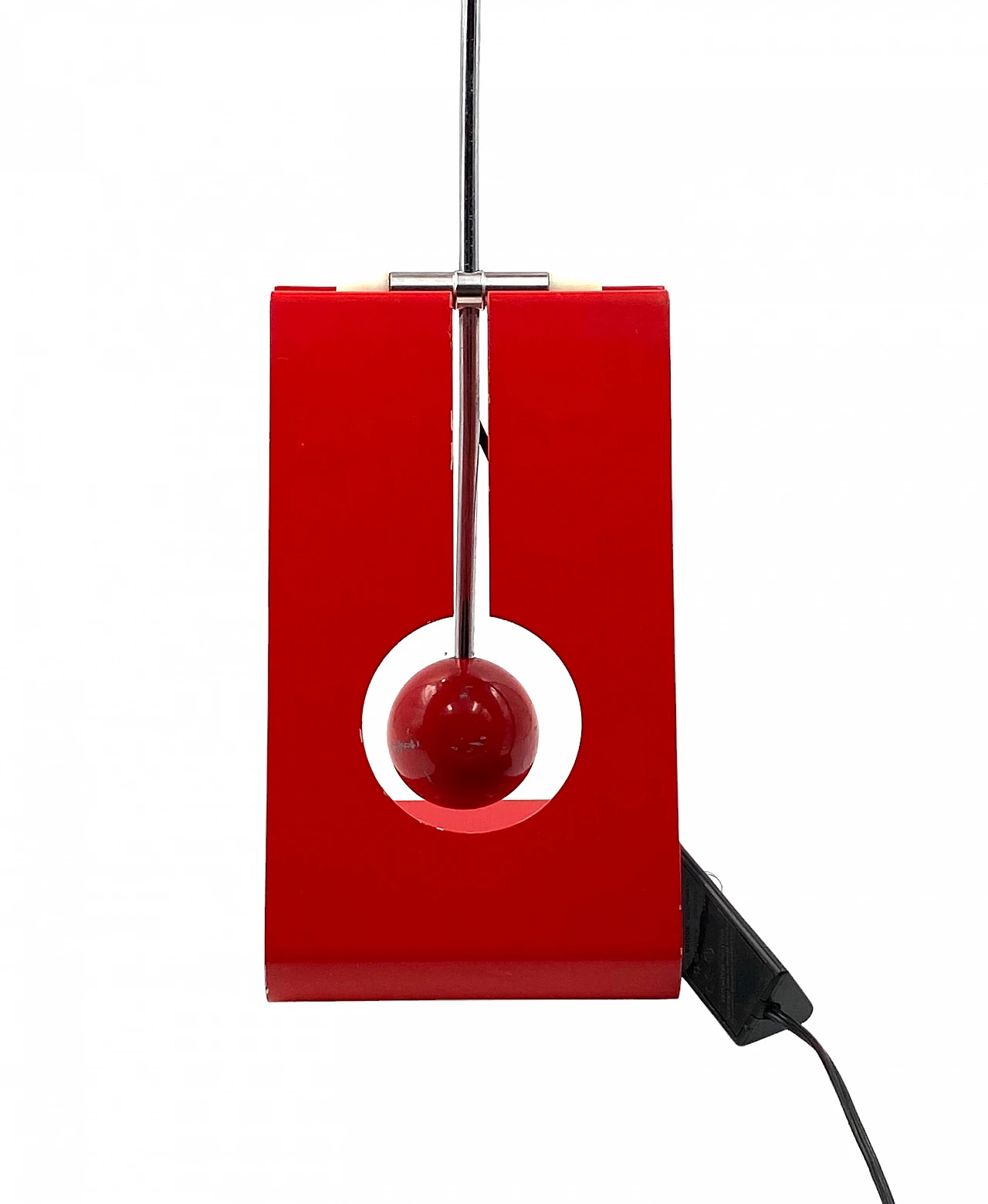 Red Picchio table lamp by Mauro Martini, 1970s 20