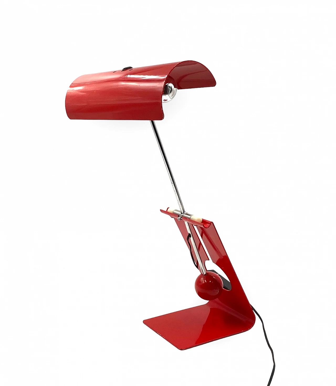 Red Picchio table lamp by Mauro Martini, 1970s 23
