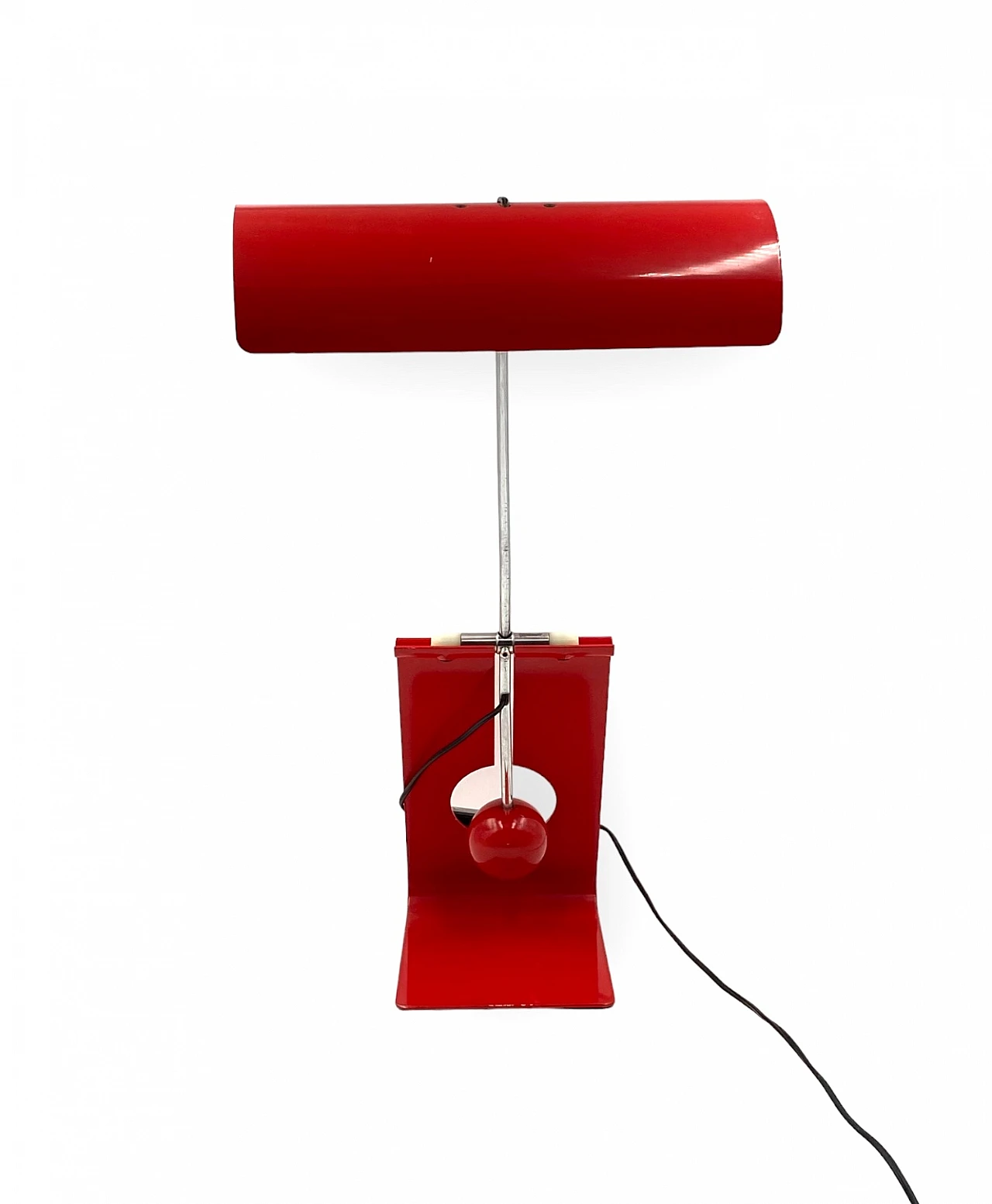 Red Picchio table lamp by Mauro Martini, 1970s 24