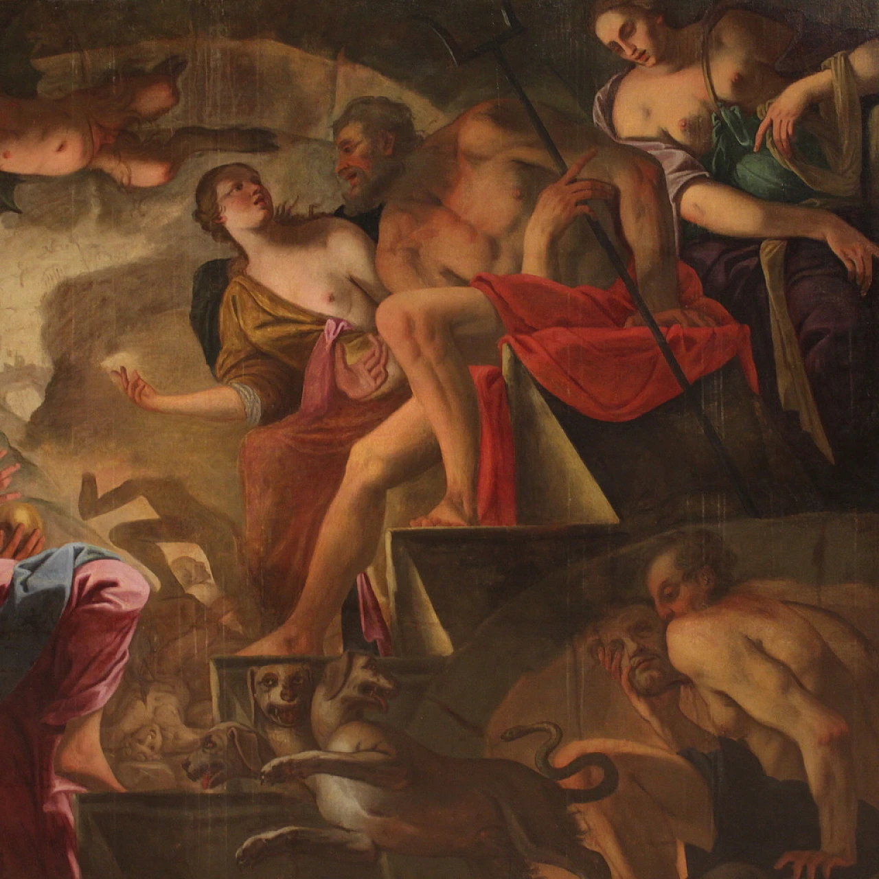 Psiche scende agli inferi, olio su tela, metà '600 4