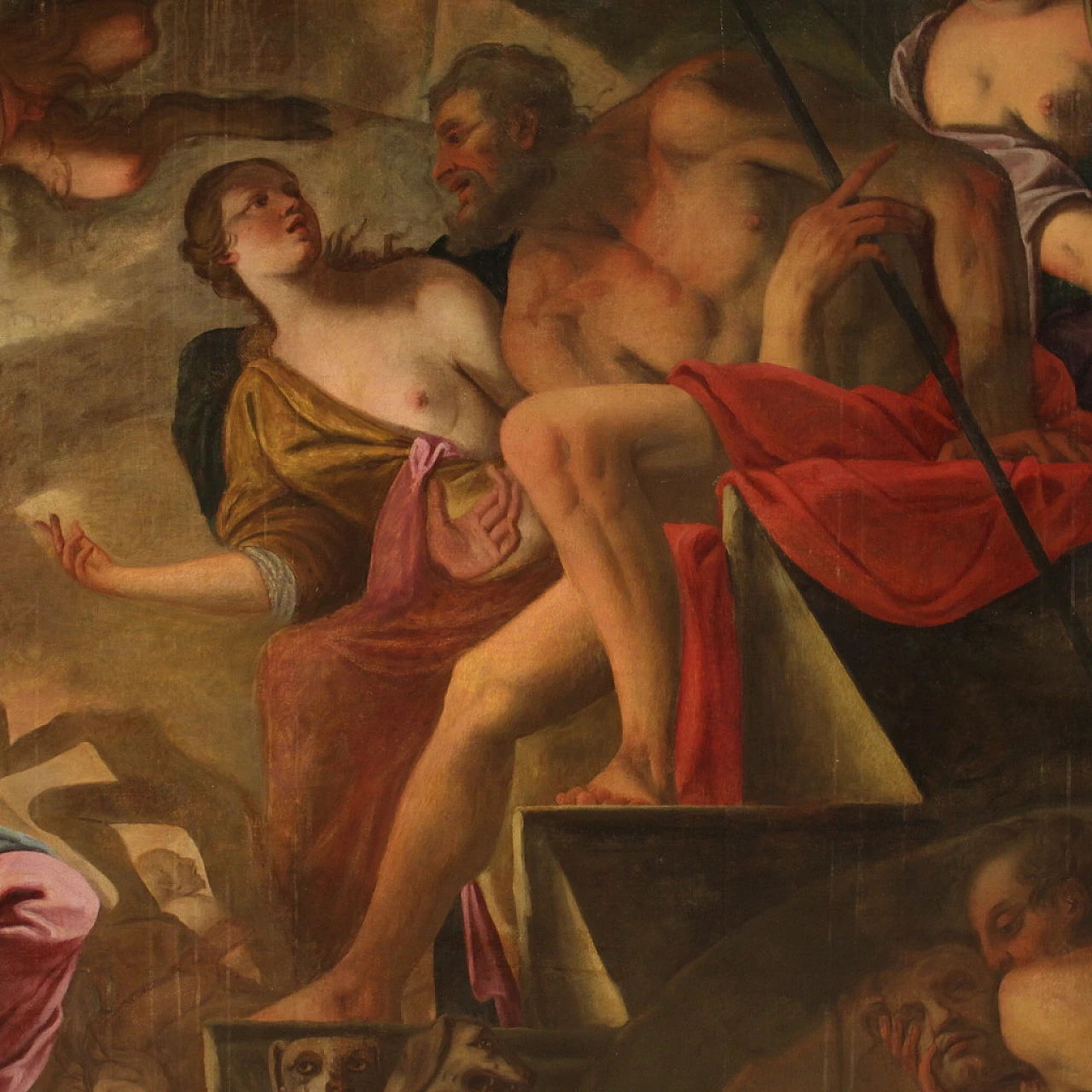 Psiche scende agli inferi, olio su tela, metà '600 6