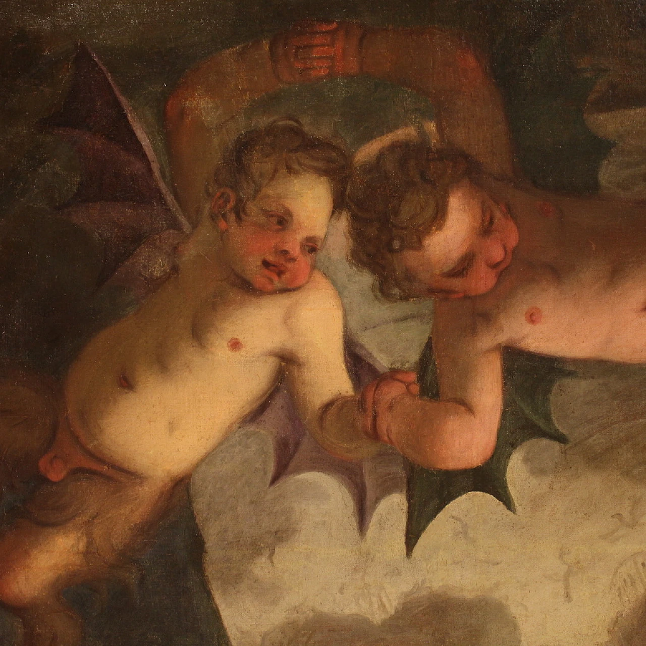 Psiche scende agli inferi, olio su tela, metà '600 11