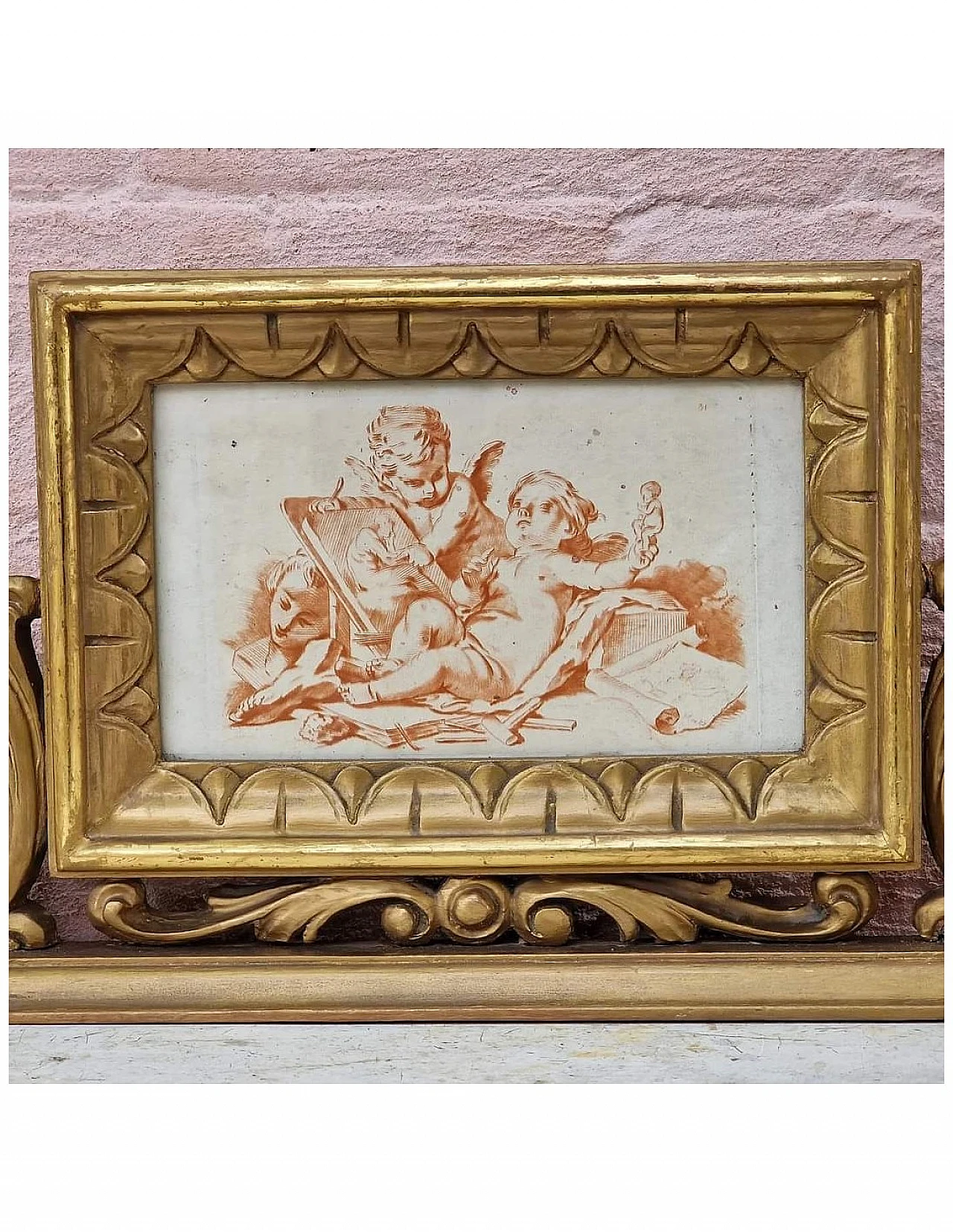 Jean Baptiste Huet, Allegory of the Arts with putti, engraving, 1785 4