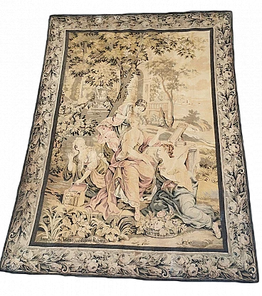 French tapestry with scene from Rubens, early 20th century