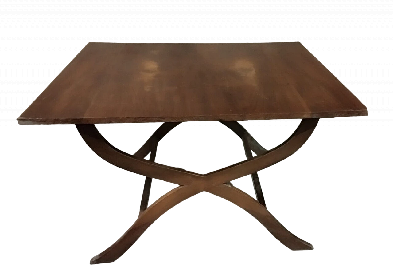 Tavolino da fumo in mogano massello 2