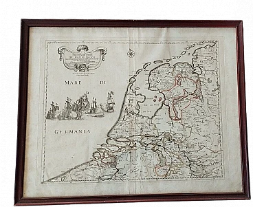 Mappa Province dei Paesi Bassi di G. G. De Rossi e G. Cantelli, 1672