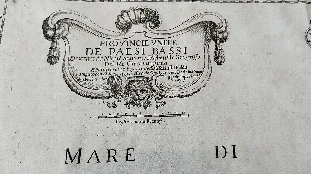 Mappa Province dei Paesi Bassi di G. G. De Rossi e G. Cantelli, 1672 3
