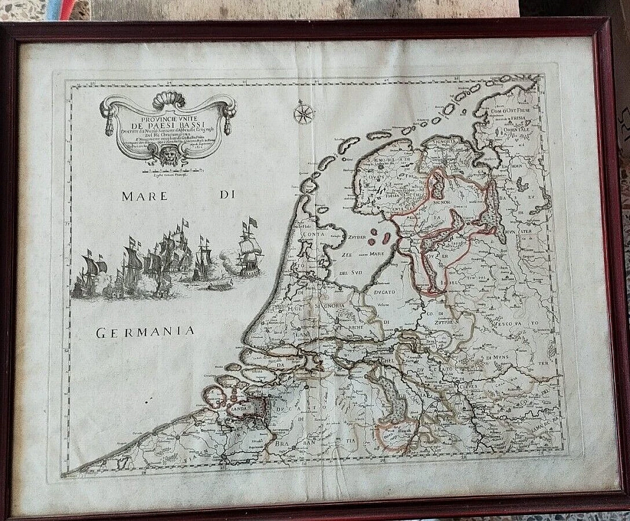 Mappa Province dei Paesi Bassi di G. G. De Rossi e G. Cantelli, 1672 4