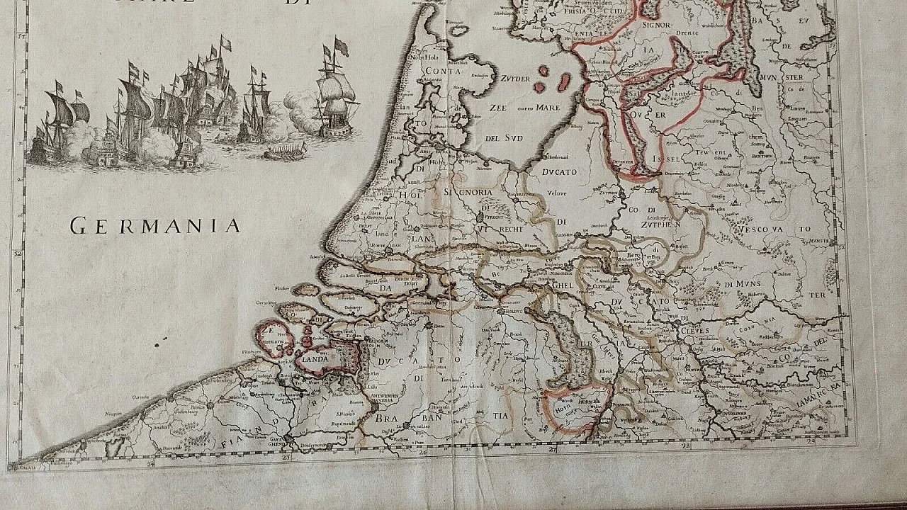 Mappa Province dei Paesi Bassi di G. G. De Rossi e G. Cantelli, 1672 6