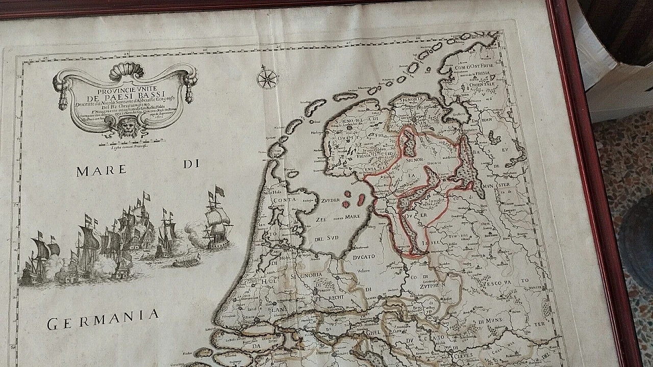 Mappa Province dei Paesi Bassi di G. G. De Rossi e G. Cantelli, 1672 7