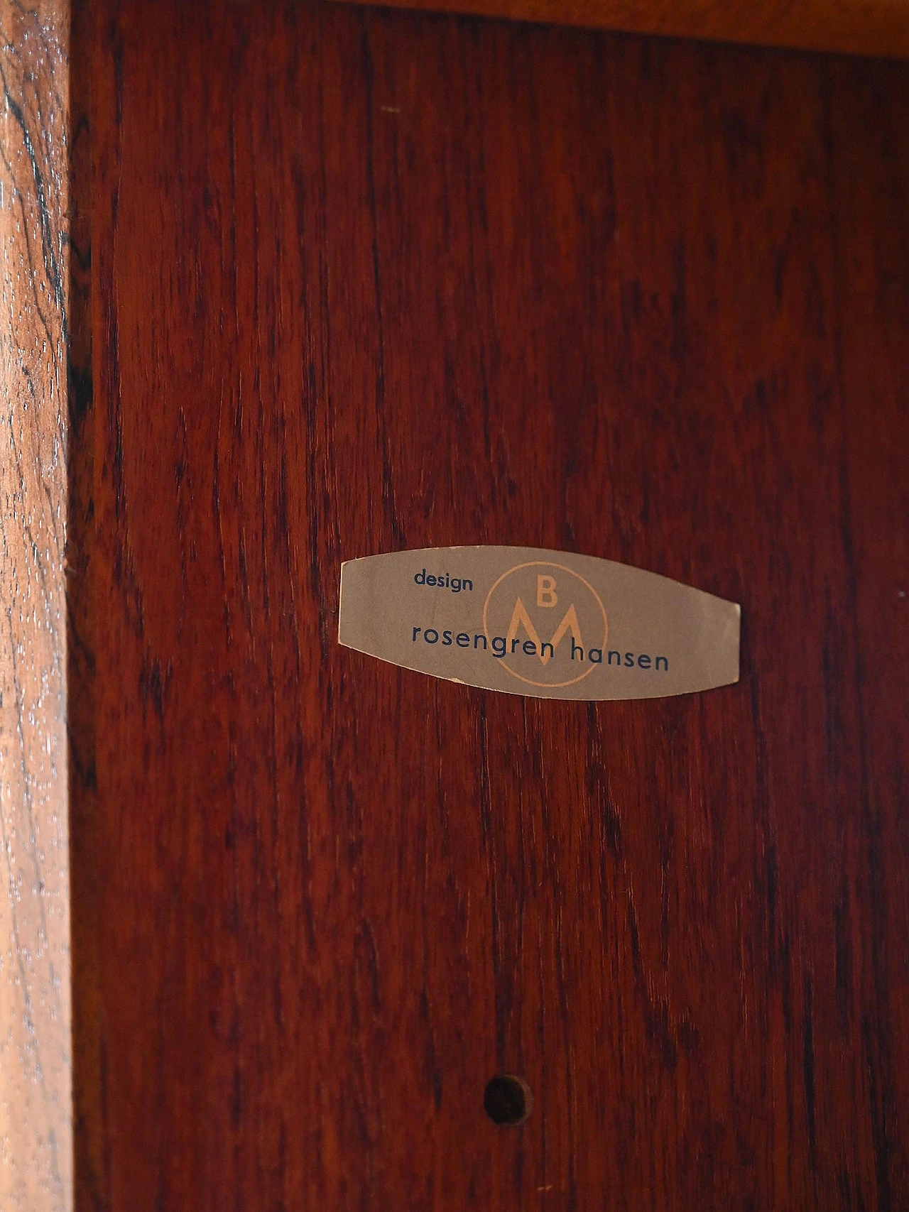 Danish rosewood sideboard with doors and drawers, 1960s 10