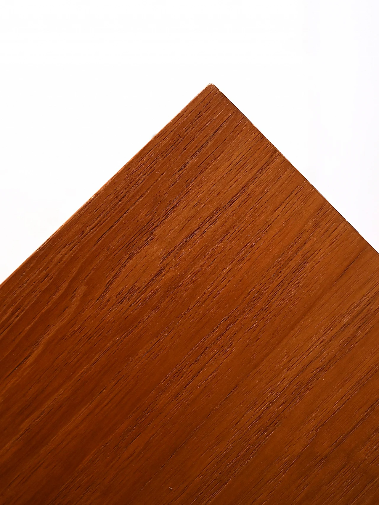 Scandinavian teak sideboard with black details, 1960s 6