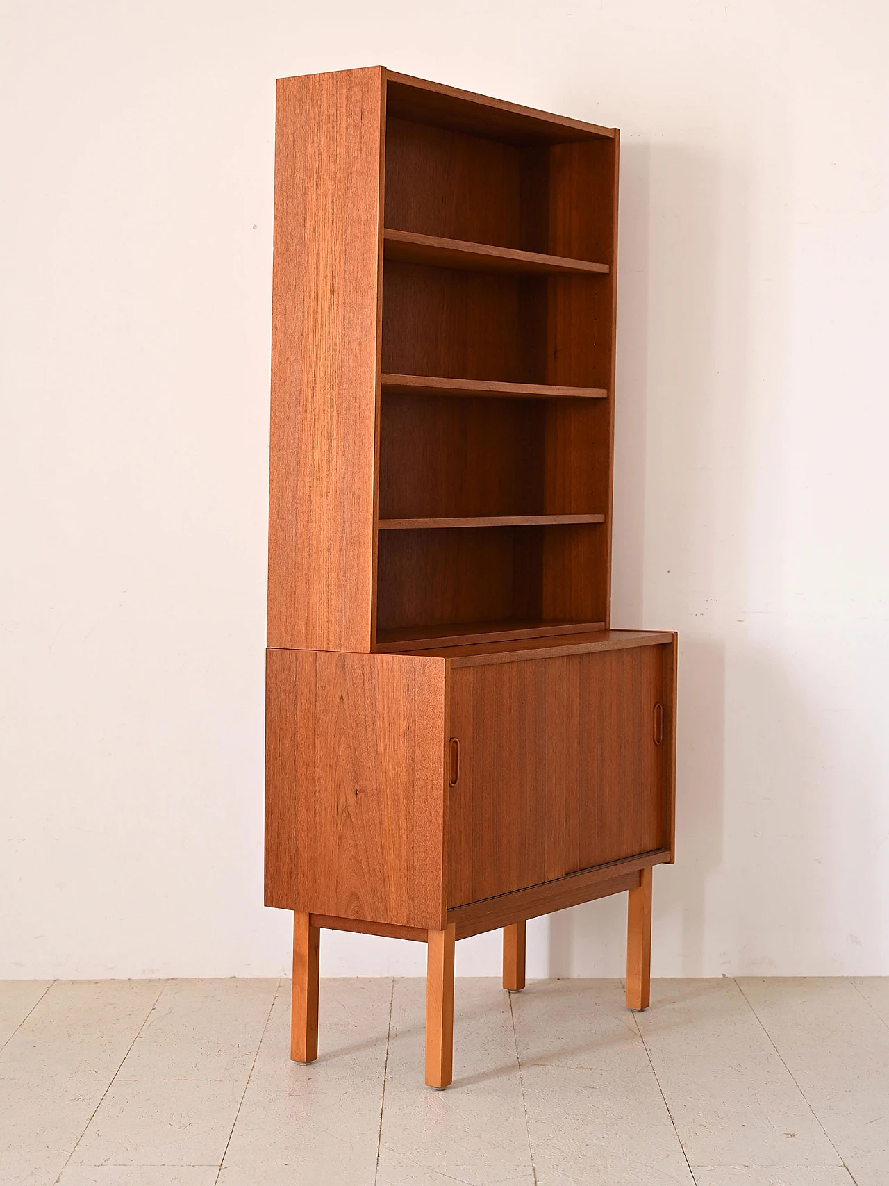 Swedish teak bookcase, 1960s 5