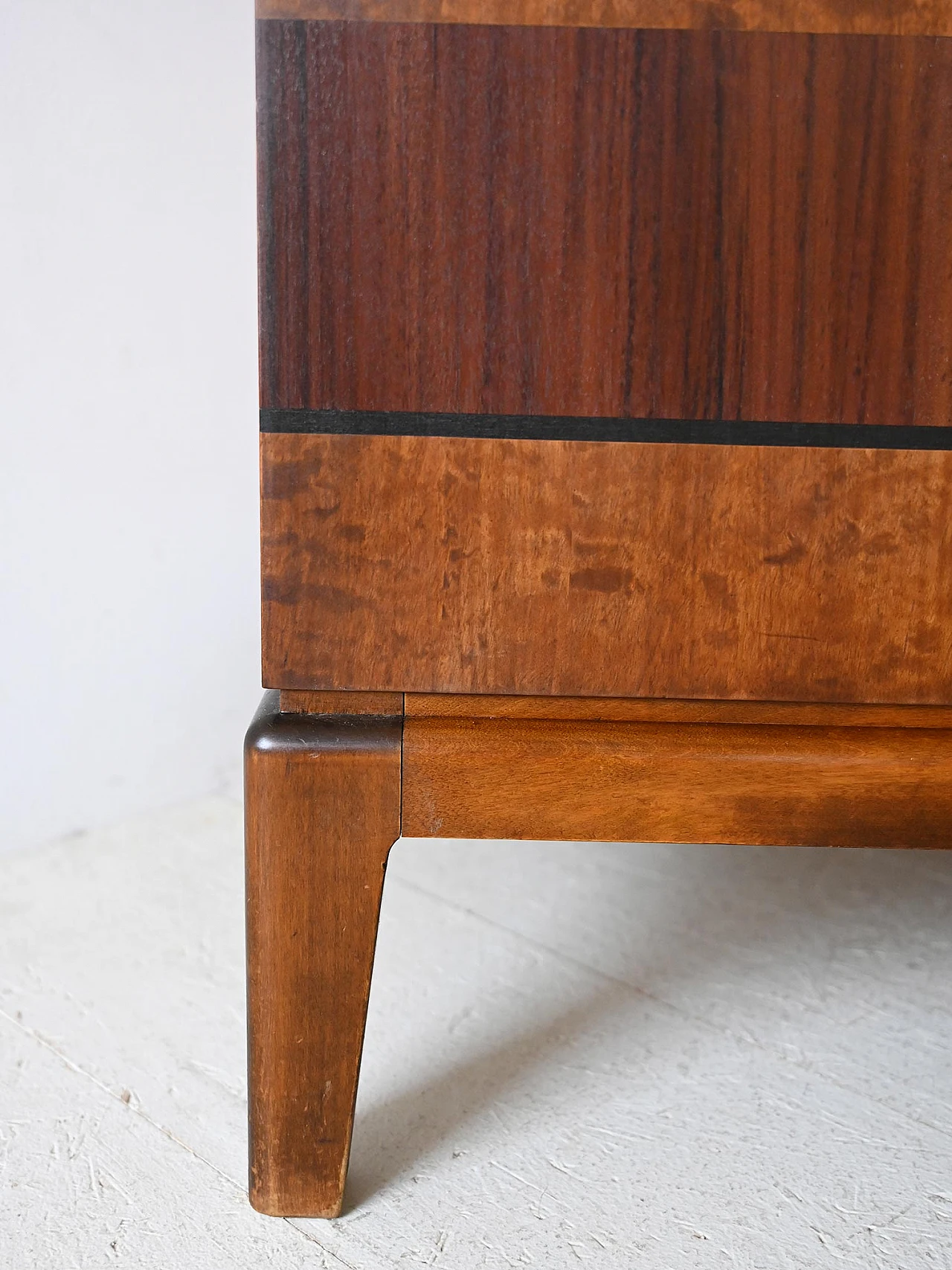 Wooden cabinet with hinged doors in Deco style, 1960s 8