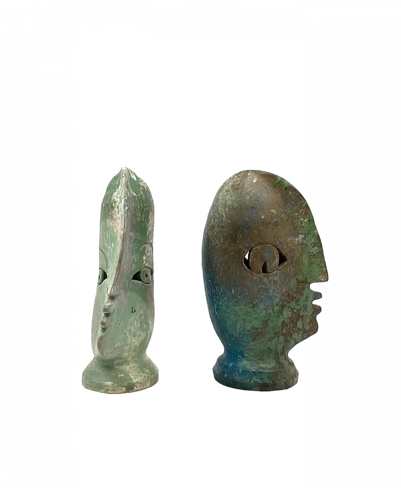 Loul Combres, Les Bisous, pair of ceramic sculptures, 1987 17