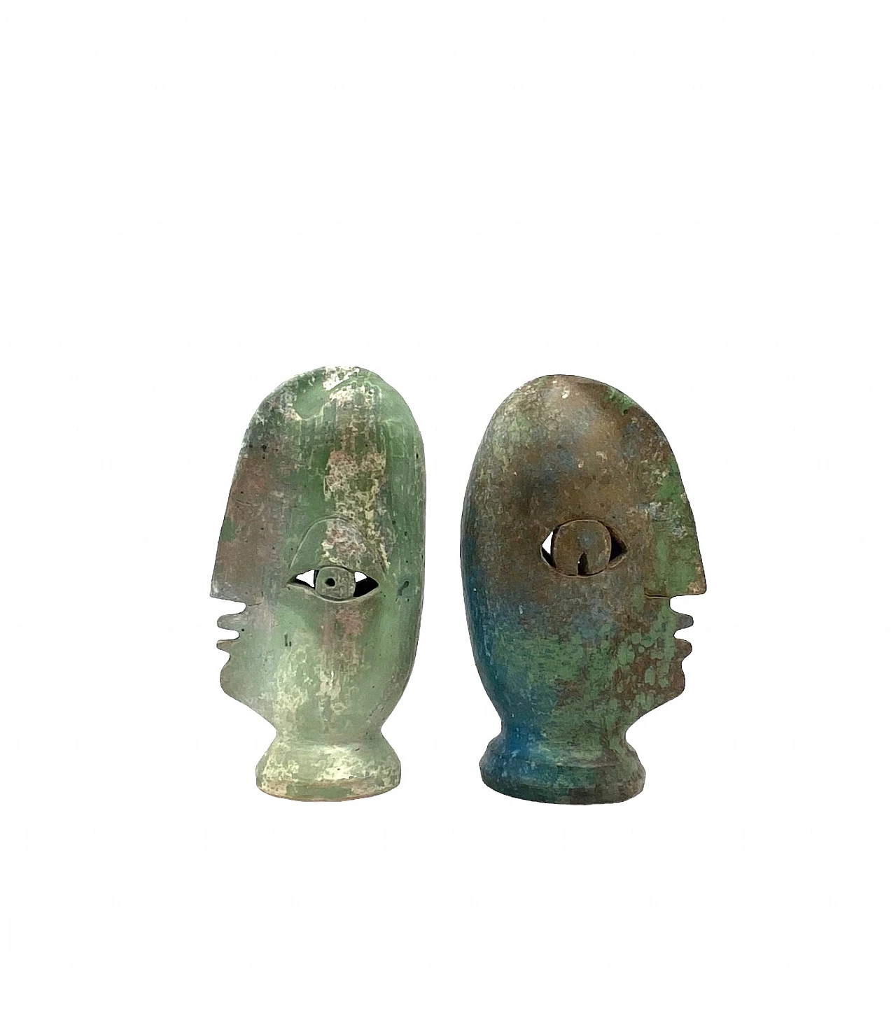 Loul Combres, Les Bisous, pair of ceramic sculptures, 1987 19