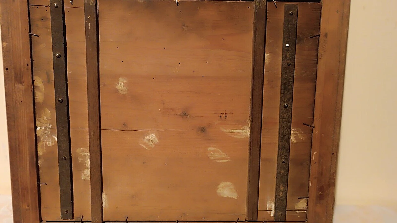 Convent with friars, oil sketch on panel, 19th century 12