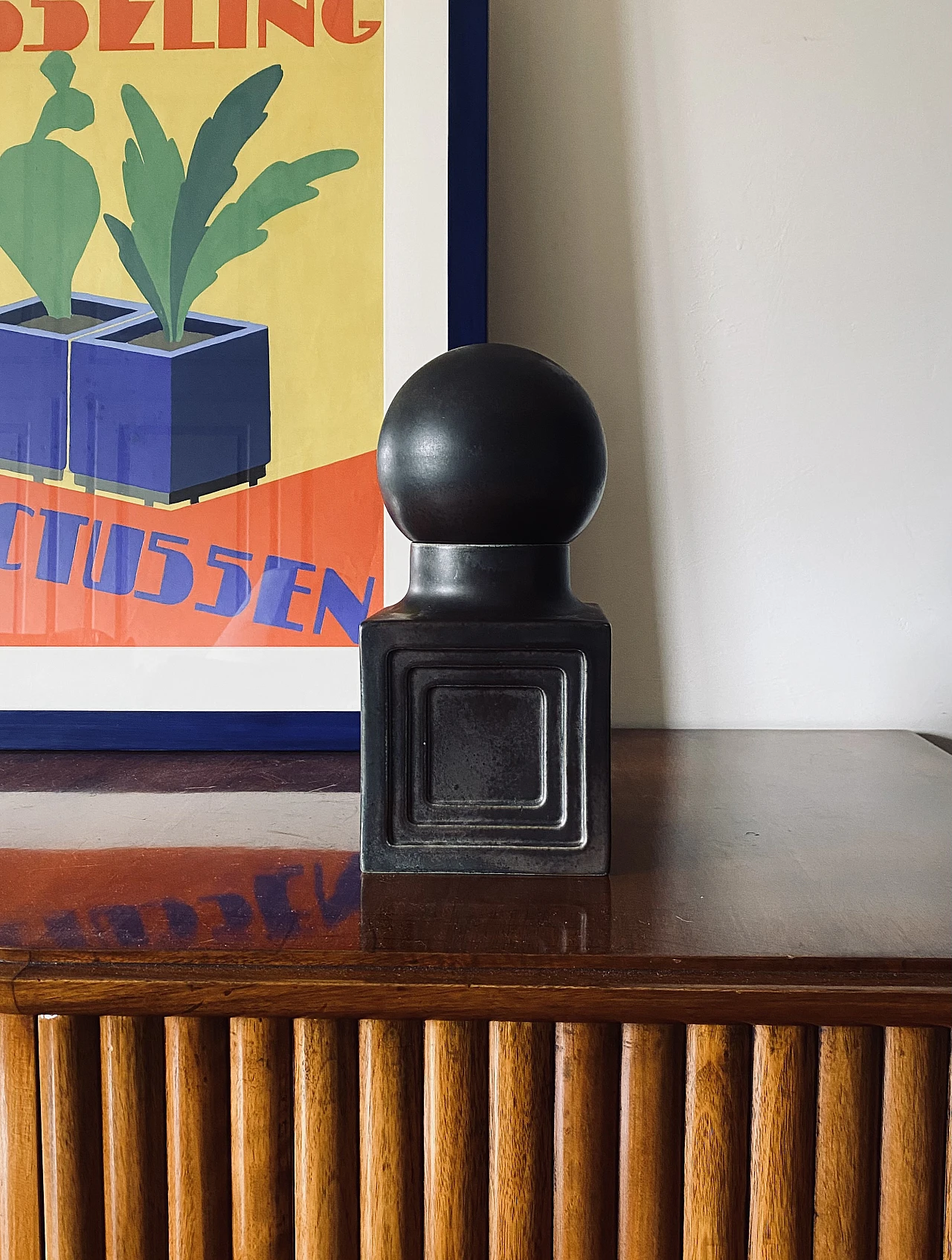 Ceramic vase with lid by Xavier Feal, 1960s 2