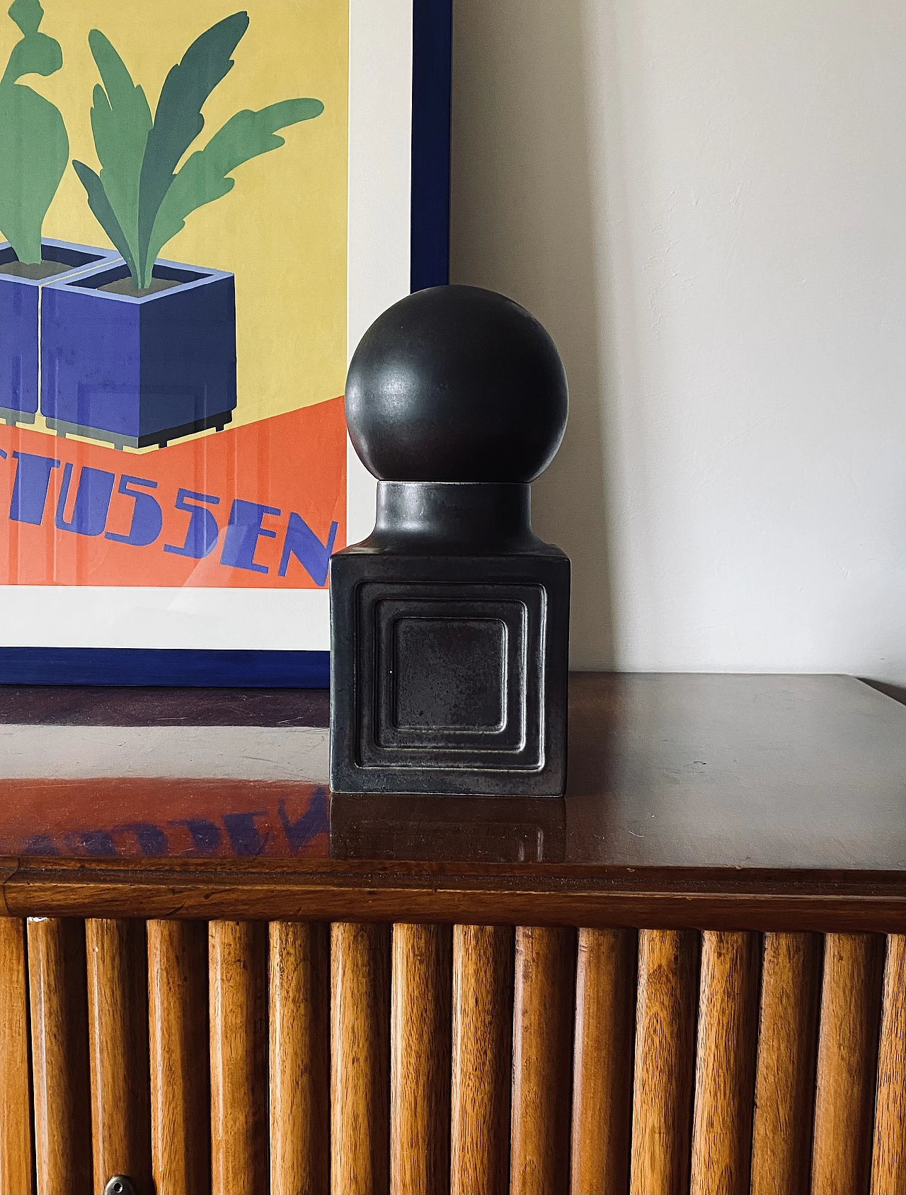 Ceramic vase with lid by Xavier Feal, 1960s 3