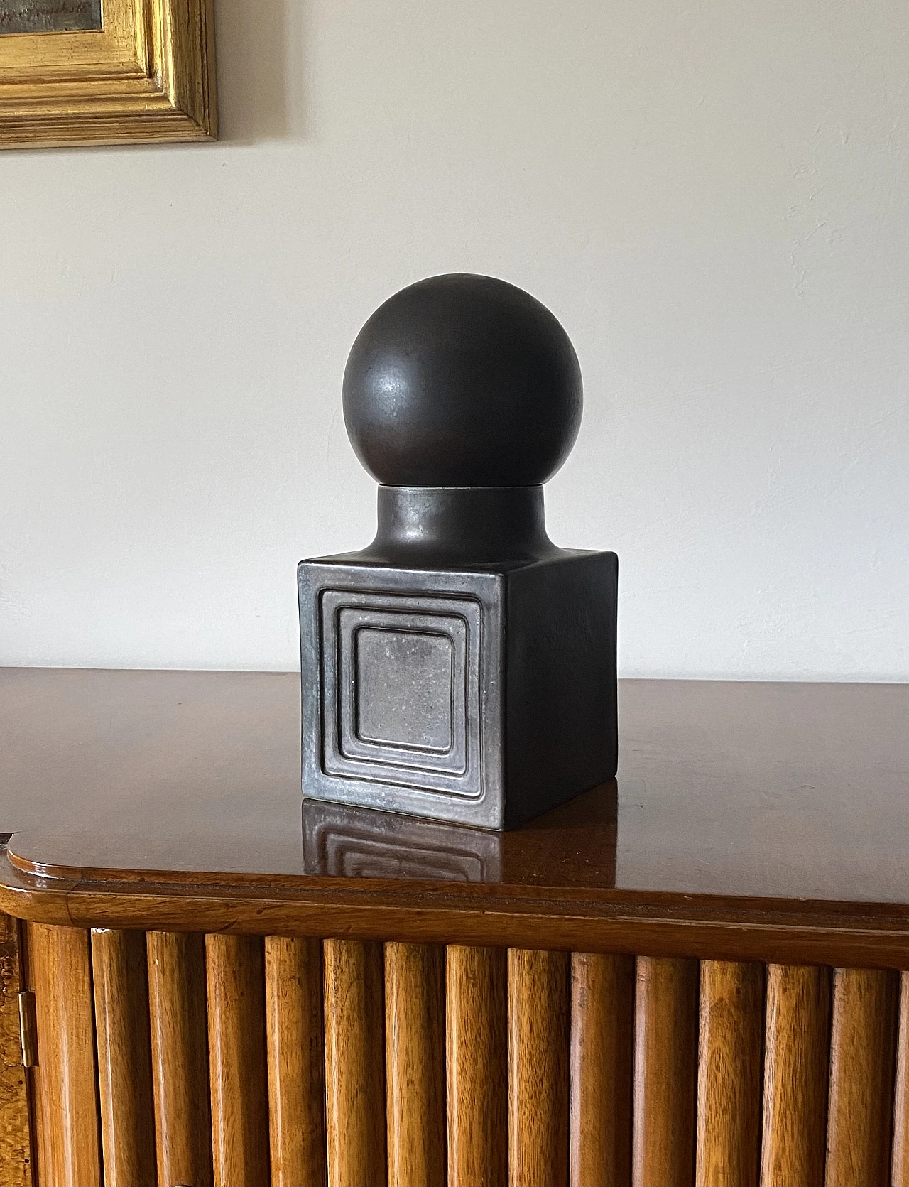 Ceramic vase with lid by Xavier Feal, 1960s 7