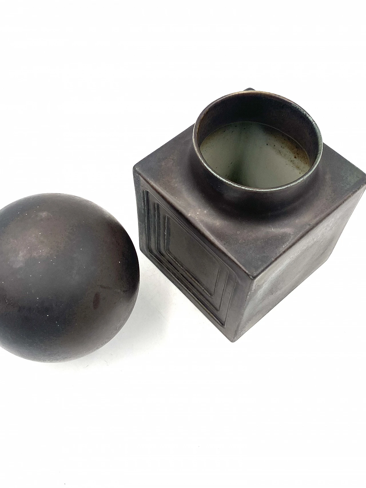 Ceramic vase with lid by Xavier Feal, 1960s 26