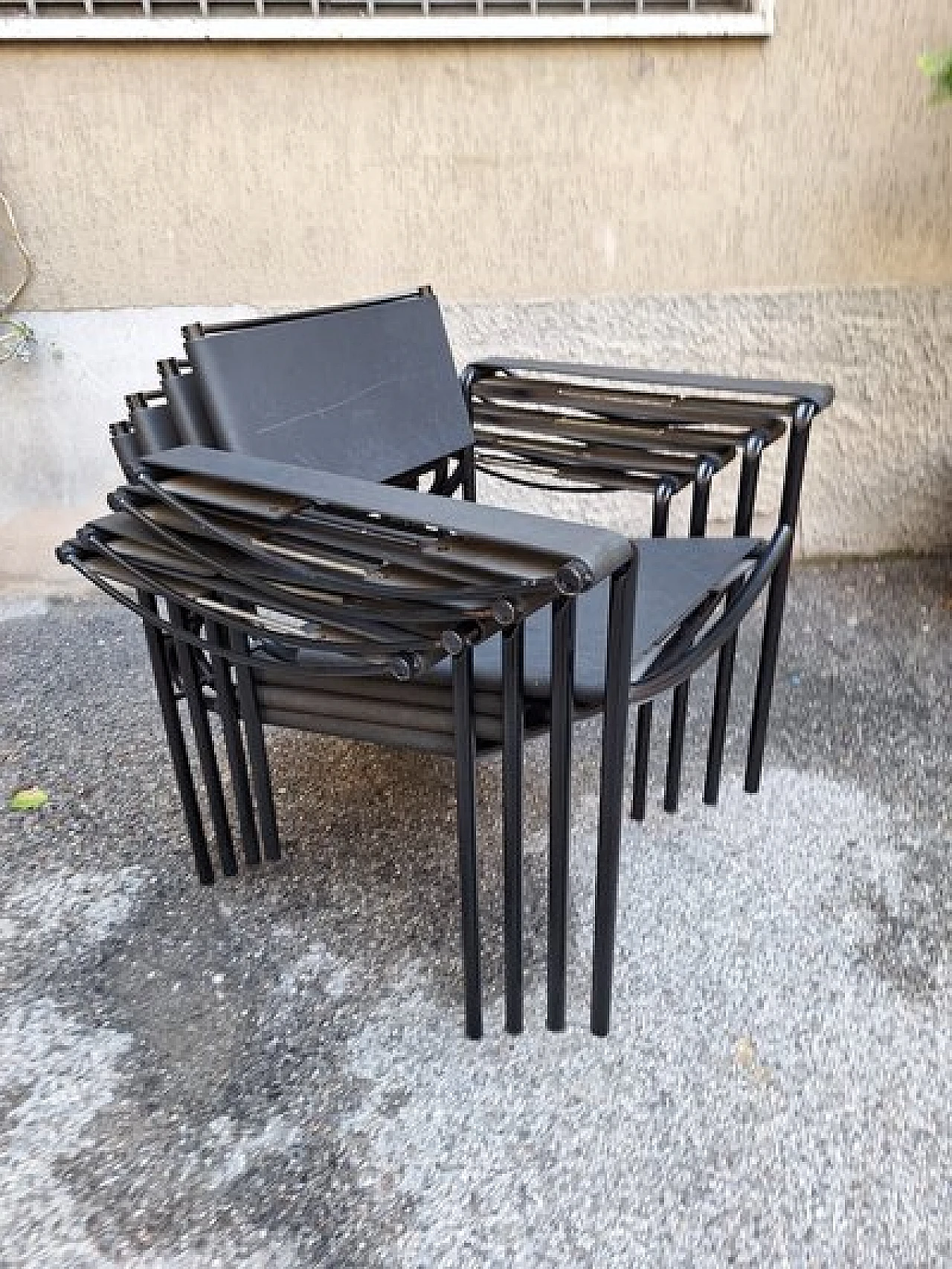 Pair of armchairs by Giandomenico Belotti for Alias, 1980s 5