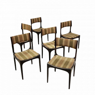 6 Elisabetta chairs by Giuseppe Gibelli for Sormani, 1960s