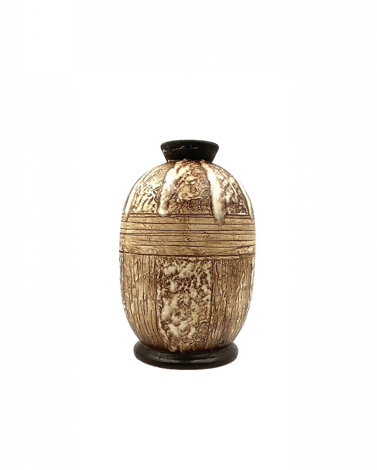 Art Deco ceramic vase by Louis Auguste Dage, 1930s 12