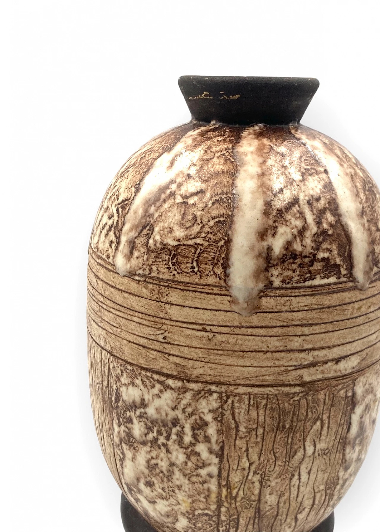 Art Deco ceramic vase by Louis Auguste Dage, 1930s 20