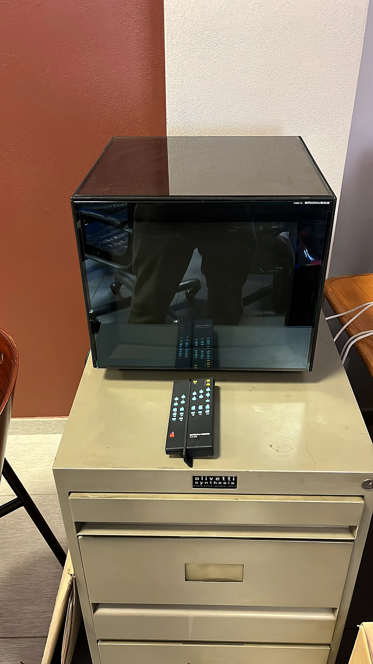 Televisore Cubo di Mario Bellini per Brionvega, anni '90 1