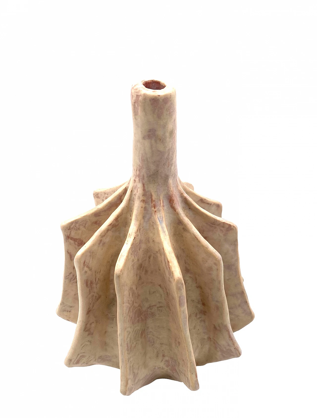 French white terracotta vase, 1970s 20